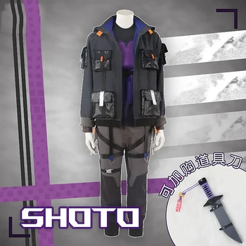 COS-HoHo Anime Vtuber Shoto 2.0 Jaunas Drēbes Spēli Krāšņs Tērps Skaists Vienādu Cosplay Tērpu Halloween Puse Lomu spēles Apģērbs