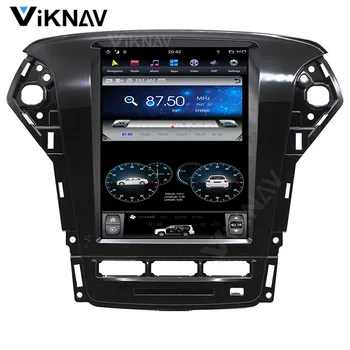Automašīnas radio Ford Mondeo Kodolsintēzes mk4 2011 2012 2013 GPS navigācijas DVD atskaņotājs auto Android sistēma ar multimediju atskaņotāju 10.4 collu