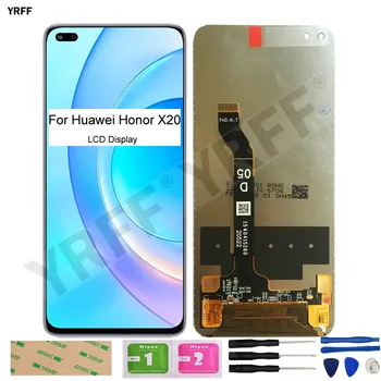 Bezmaksas Piegāde LCD Ekrāni Huawei Honor X20 LCD Displejs, Touch Screen Digitizer Montāža Stikla Panelis Sensoru Remonts Nomaiņa
