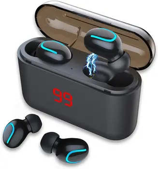 Bezvadu Earbuds Bluetooth Auss - Touch Kontroli V5.0 Skaļruņus Bezvadu Mini TWS HD HiFi Stereo Sweatproof Sporta Austiņas