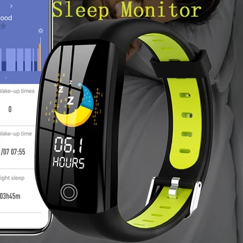 Miega Monitors Bluetooth Smart Joslā Sirdsdarbības Ātrums, asinsspiediens, Fitnesa Smartband Ūdensizturīgs Sporta GPS Smart Aproce Vīriešiem Sievietēm