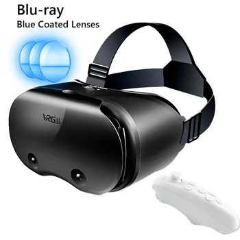 3D VR Austiņas Smart Virtuālās Realitātes Brilles, Ķivere, 5-7 Collu Viedtālruņu Tālrunis Ar Kontrolieriem Austiņas Binokļi Pārdošana