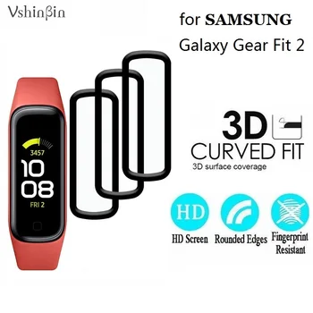 100GAB 3D Mīksto Screen Protector for Samsung Galaxy Rīku uzstādīt 2 Smart Watch Band Pilns Pārklājums Skrāpējumiem izturīgs Aizsardzības Plēves