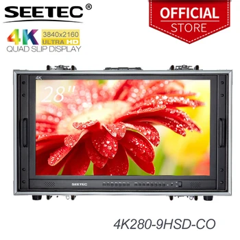 Seetec 4K280-9HSD-CO 28 Collu 4K Broadcast Monitors CCTV Uzraudzības filmiņas Ultra HD Carry-on LCD Monitors Direktors