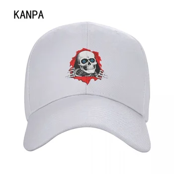 Cool Galvaskauss, Pieaugušo, Vīriešu, Sieviešu Casquette Cepures Āra Hip Hop Skelets Caps Beisbola cepure 1GB Pielāgotu Logo / Attēlu
