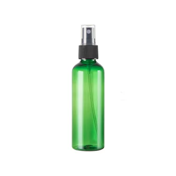 5gab 60ml Uzpildāmas zaļo krāsu plastmasas pudeles ar melnu sūkņa smidzinātājs Plastmasas Portatīvo Spray Smaržas Pudele