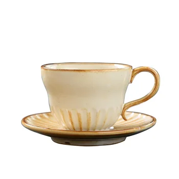 Retro Porcelāna Tējas Tasi Cafe Kausu un Trauku Galda piederumi Eiropas Stila Kafijas Tases ar Drinkware Virtuve, Ēdamistaba, Bārs, piemājas Dārzs.