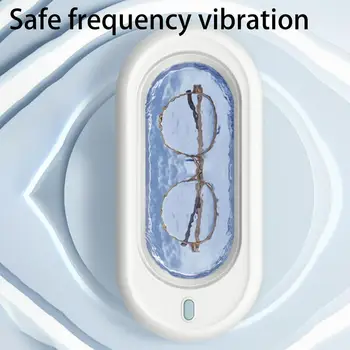 Ultraskaņas Tīrīšanas Mašīnu 48000Hz Augstas Frekvences Vibrācijas Mazgāt Tīrītājs Mazgāšanas Rotaslietas, Brilles Skatīties Gredzena zobu Protēzes Tīrītājs