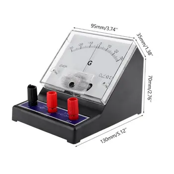 Augstas frekvences Plastmasas Ammeter, Jutīga Galvanometer, Jutīga Ammeter Analogais Detektors -30-0-30µA