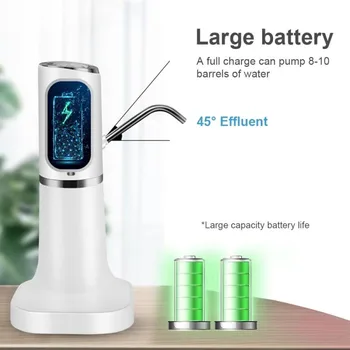 6 Gab./komplekts Automātisko Elektrisko Ūdens Padeves Ūdens Sūknis Sadzīves Dzeramā Uzlādes ar USB Smart Dzeramā Pudele Spiediena Sūknis