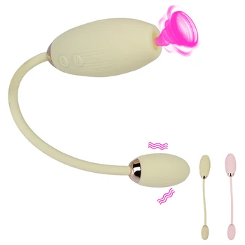 Maksts Nepieredzējis Vibrators Dzelksnis Masāža G Spot Kegel Bumbu Seksa Rotaļlietas Sievietēm Double Vadītājs Klitora Stimulēšanai 7 Biežums