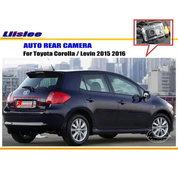 Toyota Corolla / Levins 2015 2016 Auto Reverse Atpakaļskata Rezerves HD CCD 1/3 CAM Autostāvvieta Kamera NTST PAL Licence Plate Light