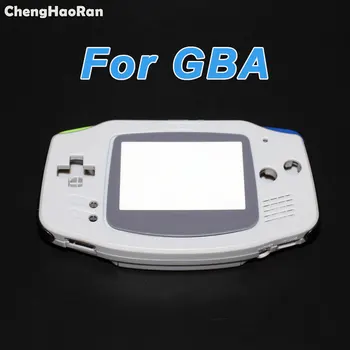 ChengHaoRan Pelēko Krāsu GBA Korpusa Apvalks Gadījumā Segtu Ādas aizvietotājs GameBoy Advance ar Pogu,Skrūves,Gumijas Spilventiņi