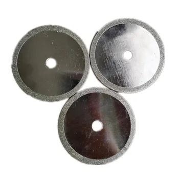 Dimanta slīpēšanas disku stikla griešana disks 80*1.2*10 caurumu double-sided dimanta šķēle 3 collu iešķeltu šķēle