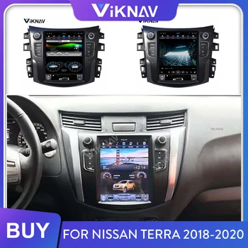 Android Vertikāla Ekrāna Automašīnas Radio Nissan Terra 2018 2019 2020 Auto Stereo Uztvērēju, Multimediju Atskaņotājs, GPS magnetofona