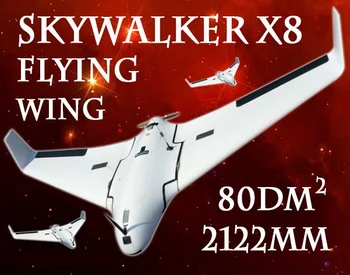 Jaunāko Versiju Skywalker Balts X8 FPV Lidmašīnas Peld Spārnu 2122mm RC Lidmašīnu Jaunas Ielidošanas 2 Metri x-8 EPO Lielu Tālvadības Rotaļlieta