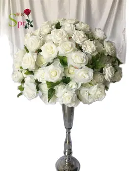 SPR Mākslīgā Peoniju ziedu kāzu galda centerpieces piegādes dekoratīvu ziedu bumbu, vairumtirdzniecība