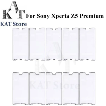 10Pcs Oriģinālu Sony Xperia Z5 Premium E6853 E6883 E6833 Priekšā Mājokļa Līmi, Uzlīmes, Lentes Nomaiņa