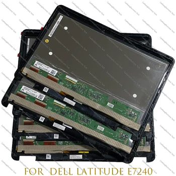 Sākotnējā Dell Latitude12 E7240 UITRABOOK P22S P40G LCD Ekrānā Pieskarieties Digitizer Nomaiņa, Montāža Ar Rāmi