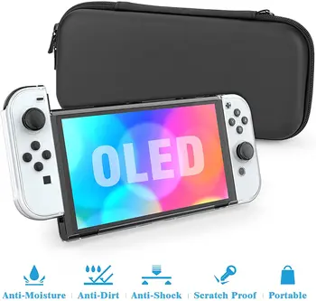 HEYSTOP Gadījumā Saderīgi ar Nintendo Slēdzis OLED Modeli, 9 in 1 Aksesuāru Komplekts ir 2021. Nintendo Slēdzis OLED Modelis