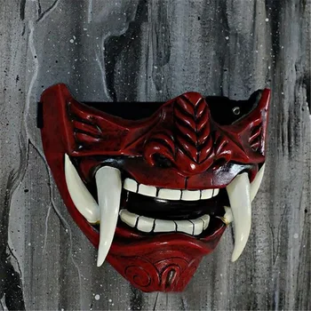Sarkana maska cosplay var spēlēt maska ap Halloween deju. Aksesuāri-tā ir Viegli valkāt, ar lomu spēlē aksesuāri