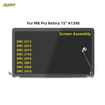 FLIPPY Oriģinālu Jaunu A1398 Ekrānu Nomaiņa Macbook Pro Retina 15 collu A1398 LCD Ekrāna Monitori Montāža 2012-2015 Displejs