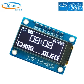 XABL 1.09 Collu OLED displejs 128X64 LCD Displejs Oled Modulis Ch1115 Saderīgu SSD1306 Ar Adaptera Plāksne