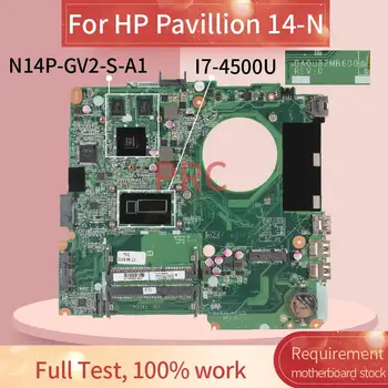 HP Pavilion 14-N I7-4500U 14' Collu Notebook Mainboard DA0U82MB6D0 SR16Z N14P-GV2-S-A1 DDR3 Klēpjdators Mātesplatē