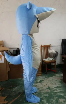 Okeāna Haizivs Talismans Kostīms Puse Talismans Dzīvnieku Kostīms Helovīna Masku Ziemassvētku Cosplay Skatuves Sniegumu Drēbes