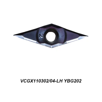Sākotnējā VCGX 110302 110304 VCGX110302-LH VCGX110304-LH YBG202 CNC Frēzes Ārējās Pagriežot Turētāju, Virpas, Frēzes Karbīda