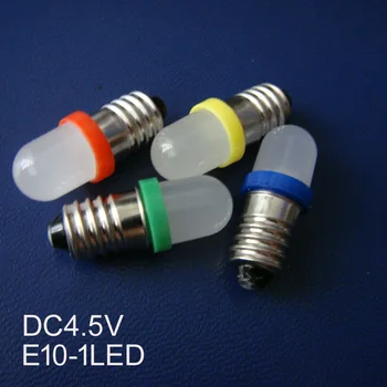 Augstas kvalitātes DC4.5V E10 gaismas,E10-5V, matēts, led gaismas,E10 4.5 V Gaismas,E10 4.5 V spuldzes,E10 lampas 4.5 V,E10-5V,bezmaksas piegāde 20pcs/daudz