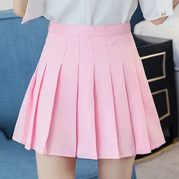 Modes Sievietes Svārki Ir 2021. Vasaras korejas Augstas starām. Svārki Sexy Cute Mini Kroku Svārki Y2K Sieviešu JK Vienota Skolēnu Apģērba